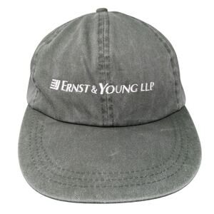 Earnst & Young LLP Slideback Baseball Cap Green One Size Adjustable Fahrenheit